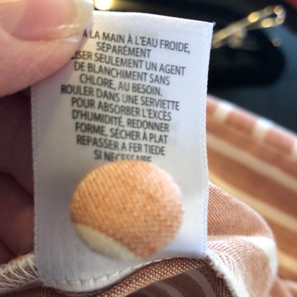 Leith Linen Blend True Wrap Covered Button Down MIDI Skirt Size 1X NWOT - Picture 10 of 10